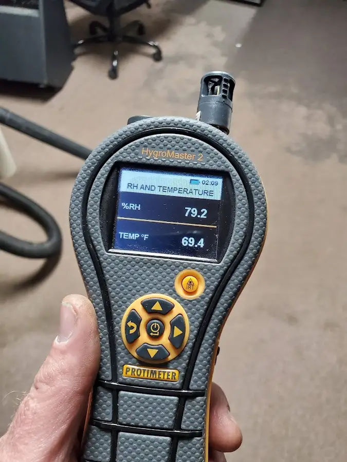 Moisture meter humidity assessment for Fire & Smoke Damage Restoration in Adelanto