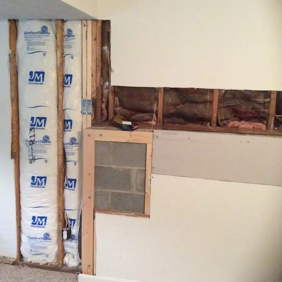 Wall insulation replacement during Odor Removal & Deodorization in Adelanto